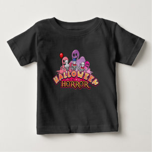 Halloween Scary Clowns Horror  Baby T-Shirt