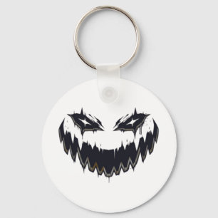 Halloween Scary Evil Pumpkin Funny Pumpkin Head Cl Keychain