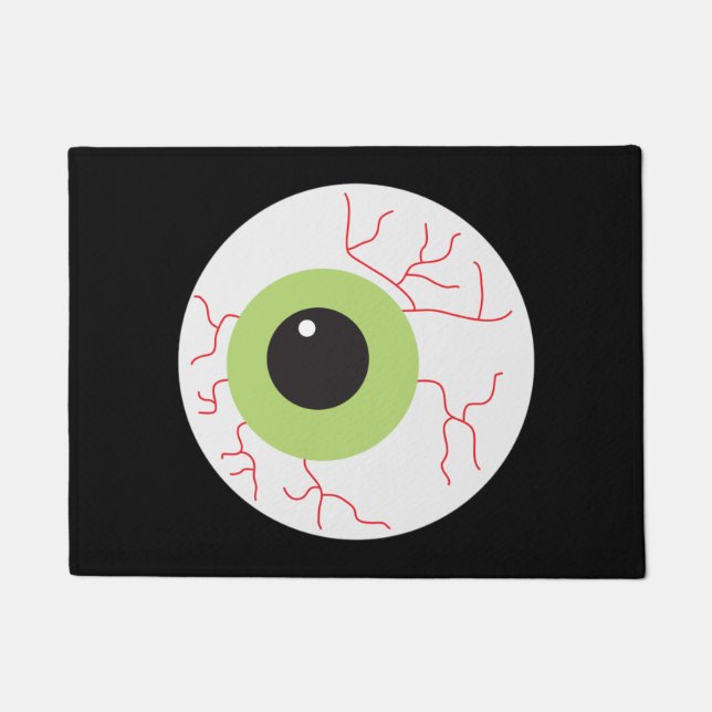 Halloween Scary Eyeball Doormat (Front)