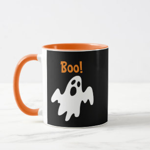 Halloween Scary Funny Holiday Ghost Says Boo Mug