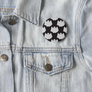 Halloween, Scary Ghost, Trick Or Treat, Boo 2 Inch Round Button