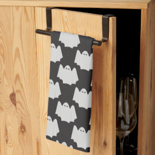 Halloween, Scary Ghost, Trick Or Treat, Boo Kitchen Towel