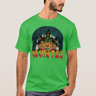 Halloween Scary Haunted Theme House Haunter  T-Shirt
