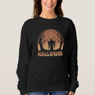 Halloween Scary Moonlit Grim Reaper Spooky Gothic Sweatshirt