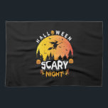 Halloween Scary Night Birthday Kitchen Towel<br><div class="desc">Halloween Scary Night Birthday</div>