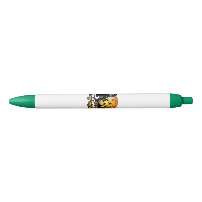 Halloween Scary Night Black Ink Pen (Front)