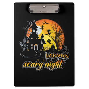 Halloween Scary Night Clipboard