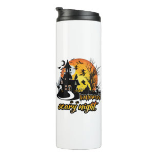Halloween Scary Night Thermal Tumbler