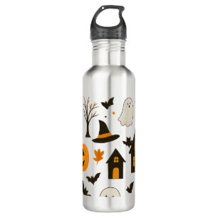 Halloween Scary Pattern – Spooky & Festive 710 Ml Water Bottle