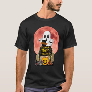 Halloween Scary Pumpkin Face Costume Men Women T-Shirt