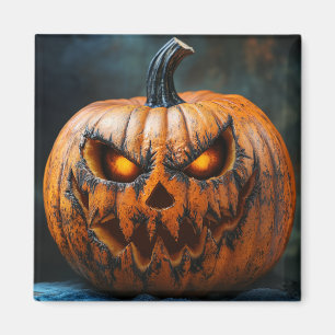 Halloween Scary Pumpkin Magnet