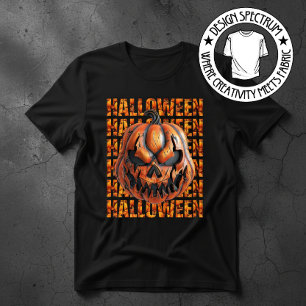 Halloween Scary Pumpkin T-Shirt