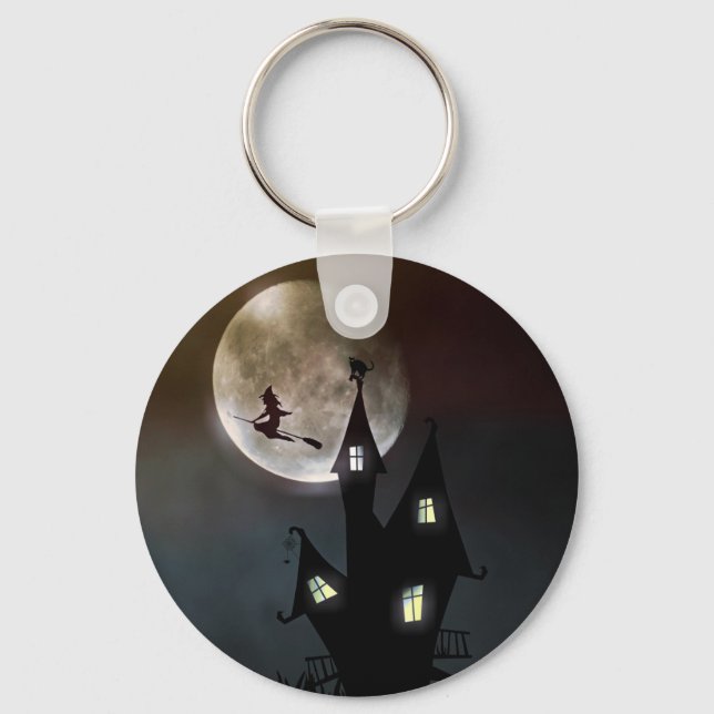 Halloween Scene Keychain (Front)