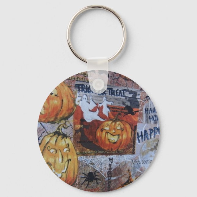 Halloween Scene Keychain (Front)