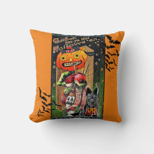 Halloween Scottish Pumpkin Piper pillow