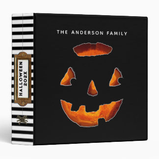 Halloween Scrapbook Photo Album Binder