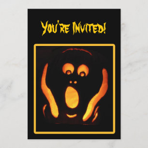 Halloween Scream Invitation