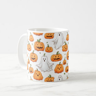 Halloween Seamless Pattern Coffee Mug