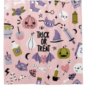 Halloween seamless pattern with different cute car