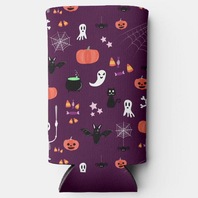 Halloween Seltzer Can Cooler (Front)