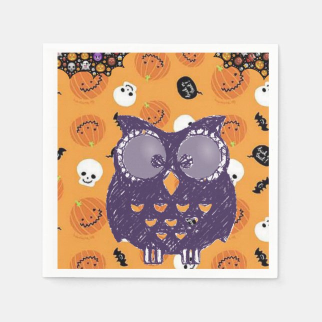 Halloween serviettes en papier (Devant)