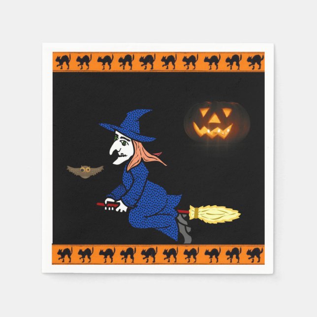 Halloween serviettes en papier (Devant)