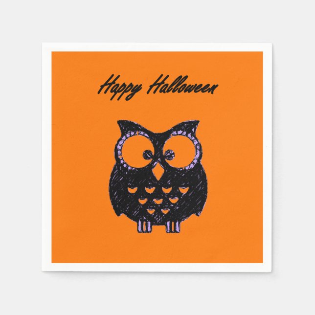 Halloween serviettes en papier (Devant)
