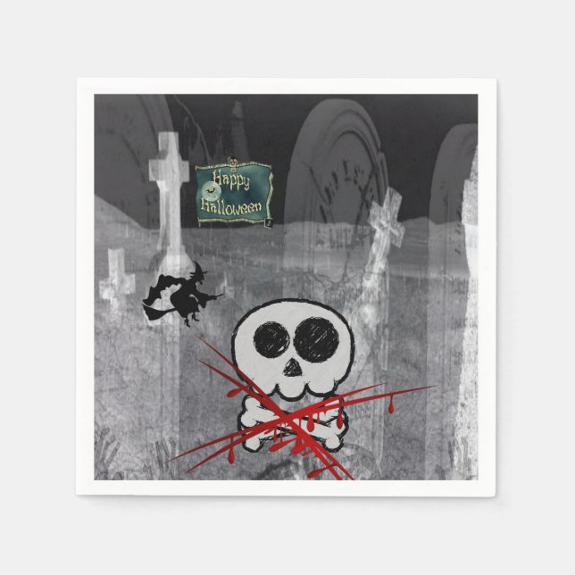 Halloween serviettes en papier (Devant)