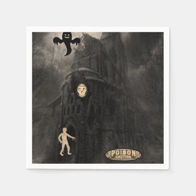 Halloween serviettes en papier (Devant)