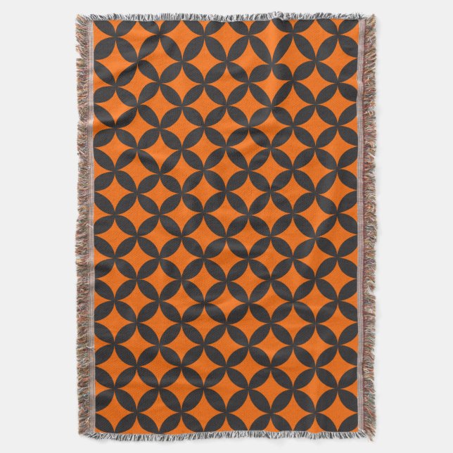 Halloween Seven Treasures Throw Blanket (Front Vertical)