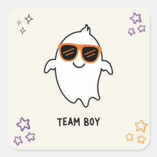 Halloween Sexe Reveillez Team Garçon Ghost Sticker
