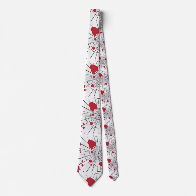 halloween shattered glass tie (Front)