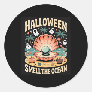Halloween Shell Tease – Spread My Flaps Smell The Classic Round Sticker