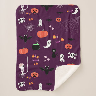 Halloween Sherpa Blanket