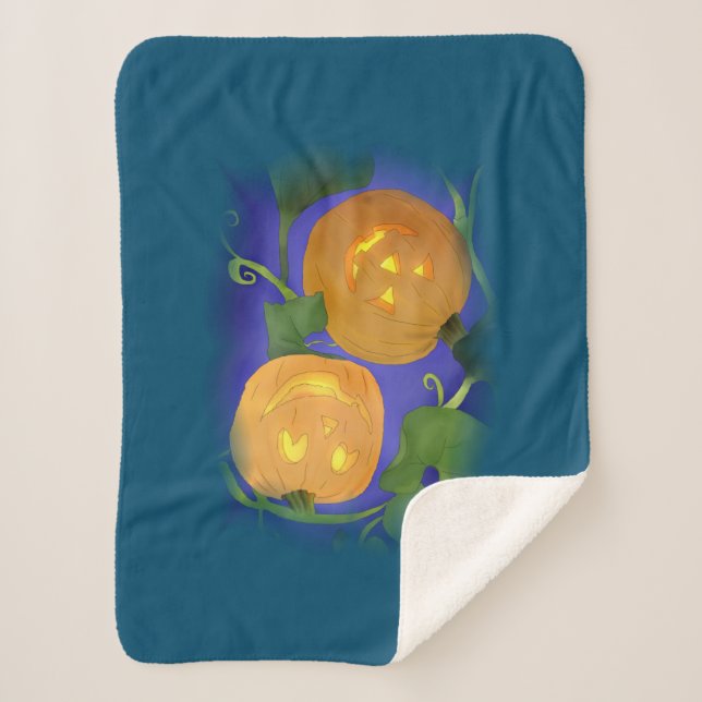 Halloween Sherpa Blanket (Front)