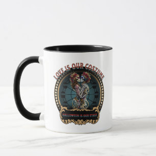 Halloween Shirt   Dancing Skeleton Tee   Coffee Ad Mug