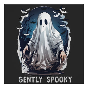 Halloween Shirt   Fall Sweatshirt Spooky Season Poster