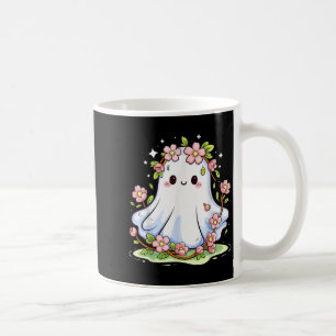 Halloween Shirt Floral Ghost Halloween Costume Gir Coffee Mug