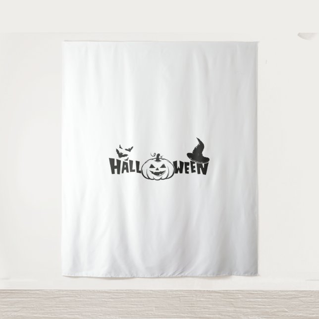 Halloween Shirt, Funny Halloween Shirt Tapestry (Front)
