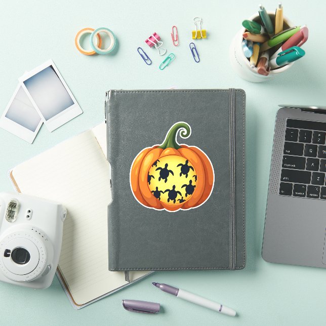 Halloween Shirt Pumpkin Turtle Sea Halloween Costu (iPad Cover)