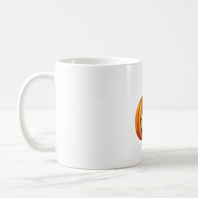 Halloween Shirt Pumpkin Turtle Sea Halloween Costu Coffee Mug (Left)
