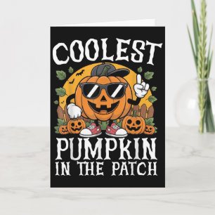 Halloween Shirts Boys And Kids Coolest Pumpkin In  Card