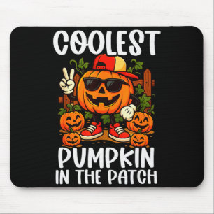 Halloween Shirts Boys And Kids Coolest Pumpkin In Mouse Pad