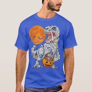 Halloween Shirts for Boys Men Dinosaur T rex Mummy