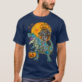 Halloween shirts for BoysDinosaur Skeleton T rex S