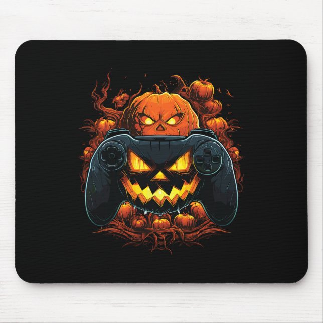 Halloween Shirts Gaming Controller Boys Halloween  Mouse Pad (Front)