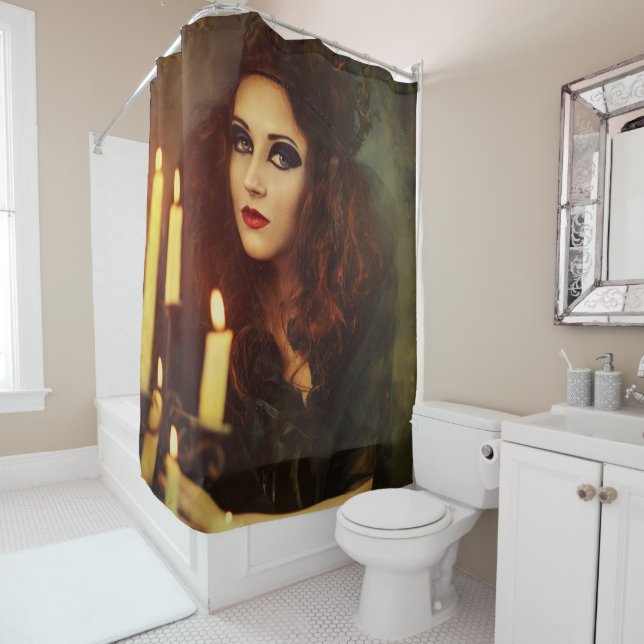 Halloween Shower Curtain (In Situ)