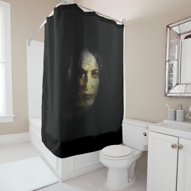 Halloween Shower Curtain (In Situ)