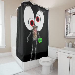 Halloween Shower Curtain Skeleton