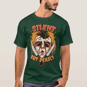 Halloween Silent But Deadly Scary Costume 3923 T-Shirt